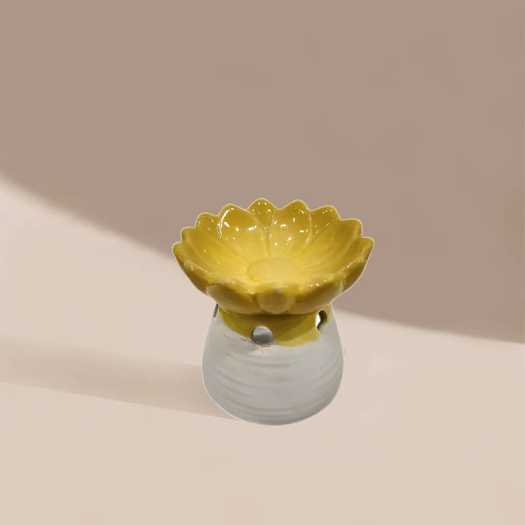 Ceramic Wax Melt Warmer Yellow